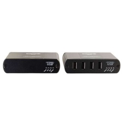 C2G 4-Port USB2.0 Over Cat5 Extender Hub - Black