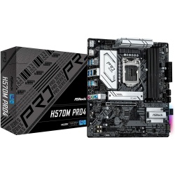 Asrock H570M Pro4 Intel H570 LGA 1200 Micro ATX DDR4 Motherboard