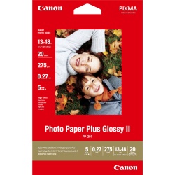 Canon Plus II 5x7 Glossy Photo Paper - 20 Sheets