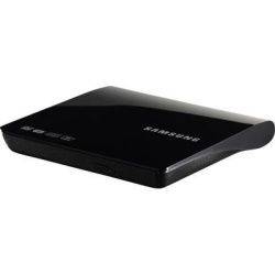 Samsung Super WriteMaster Slim External DVD Writer USB Powered (8x DVD / 24x CD) Black SE-208AB