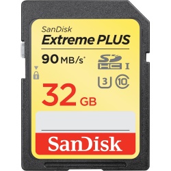 32GB Sandisk Extreme Plus SDHC UHS-1 CL10 Memory Card 90MB/sec