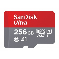 256GB Sandisk Ultra microSDXC UHS-I Memory Card for Android A1 CL10 Full HD