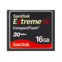 16GB Sandisk Extreme III 200x CompactFlash Memory card