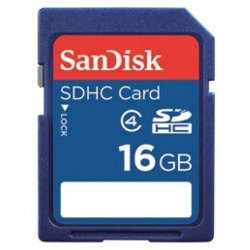 16GB Sandisk SDHC CL4 Memory Card