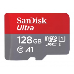 128GB Sandisk Ultra microSDXC UHS-I Memory Card A1 CL10 Full HD