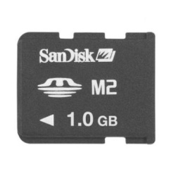 1Gb Sandisk Memory Stick Micro (M2) Card