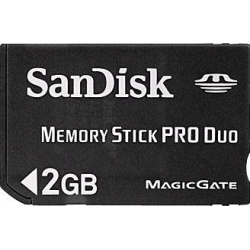 2GB Sandisk Memory Stick PRO Duo Memory Card