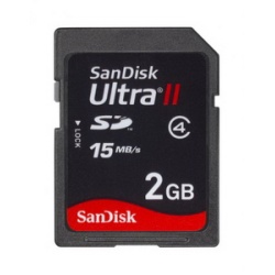 2GB Sandisk Ultra II Secure Digital Memory Card