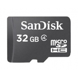 32GB Sandisk microSDHC CL4 mobile phone memory card