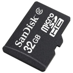 32GB Sandisk microSDHC memory card