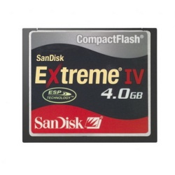 4GB Sandisk Extreme IV CompactFlash Memory Card (266x Speed)