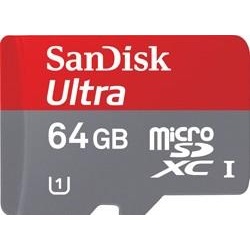 64GB Sandisk microSDXC CL10 Mobile Ultra memory card for Android phones and tablets