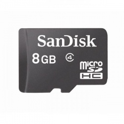 8GB Sandisk microSDHC CL4 mobile phone memory card