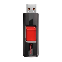 32GB Sandisk Cruzer USB2.0 Flash Drive - Capless design