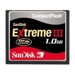 1Gb Sandisk Extreme III CompactFlash card