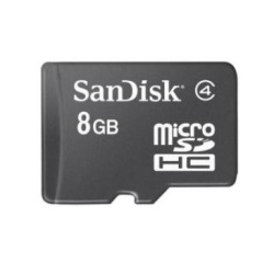 8GB Sandisk MicroSDHC (TransFlash) Memory card w/MobileMate Micro Reader