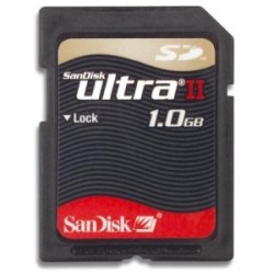 1Gb Sandisk Ultra II Secure Digital Card