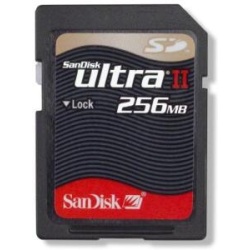 256Mb Sandisk Ultra II Secure Digital Card