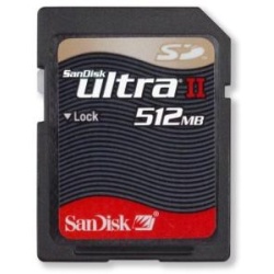 512Mb Sandisk Ultra II Secure Digital Card