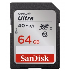 64GB Sandisk Ultra SDXC Card CL10 266X Speed 40MB/s