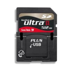 512Mb Sandisk Ultra II Plus USB Secure Digital Card