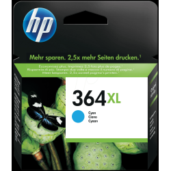 HP 364XL High Yield Cyan Original Ink Cartridge