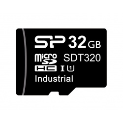 32GB Silicon Power SDT320 Industrial microSDHC UHS-I Memory Card -25-85℃ 3D TLC Flash