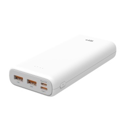 Silicon Power C20QC 20,000mAh Power Bank Fast Charging 2x USB-A, 1x USB-C, 1x Micro USB - White