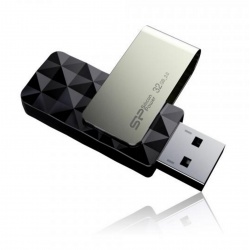 32GB Silicon Power B30 Blaze USB3.0 Flash Drive Swivel Style Black
