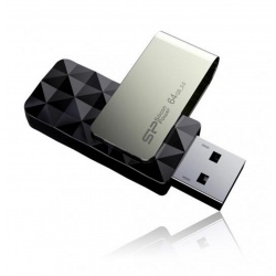 64GB Silicon Power B30 Blaze USB3.0 Flash Drive Swivel Style Black