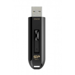 256GB Silicon Power Blaze B21 USB3.1 Flash Drive Black With Sliding USB Connector