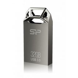 32GB Silicon Power Jewel J50 USB3.0 Zinc-Alloy Compact USB Flash Drive Titanium Edition