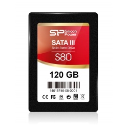 120GB Silicon Power SATA III SSD S80 2.5-inch Ultra-slim 7mm (read/write: 500/550MB/sec)