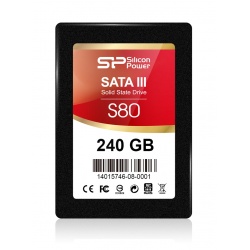 240GB Silicon Power SATA III SSD S80 2.5-inch Ultra-slim 7mm (read/write: 500/550MB/sec)
