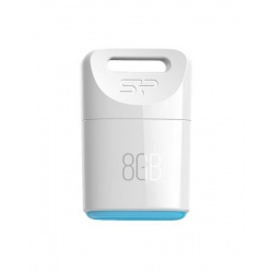 8GB Silicon Power Touch T06 Compact USB Flash Drive White