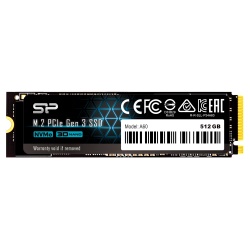 512GB Silicon Power P34A60 NVMe M.2 PCIe Gen3x4 2280 SSD Solid State Drive