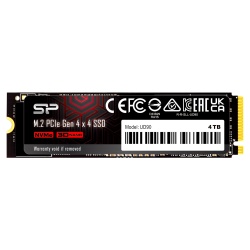 4TB Silicon Power UD90 SSD PCIe Gen 4x4 NVMe 1.4 M.2 2280 Solid State Disk