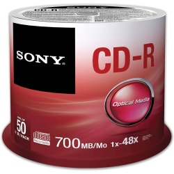 Sony CD-R 48x 50-Pack Spindle