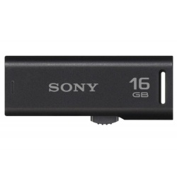 16GB Sony MicroVault USB2.0 USM-R Flash Drive with retractable USB connector