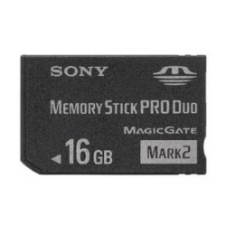 16GB Sony Memory Stick PRO Duo Mark2