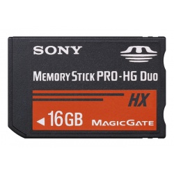 16GB Sony Memory Stick PRO-HG Duo HX High-Speed Memory Card for Sony