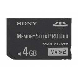 4GB Sony Memory Stick PRO Duo Mark2
