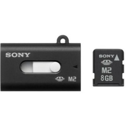 8GB Sony Memory Stick Micro (M2) with M2 USB reader