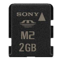 2GB Sony Memory Stick Micro (M2) with free M2 USB reader
