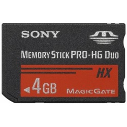 4GB Sony Memory Stick PRO-HG Duo High Speed MS-HX4G