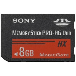 8GB Sony Memory Stick PRO-HG Duo High Speed MS-HX8A