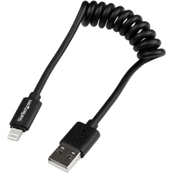 Startech 1ft Coiled Lightning to USB Charging Cable