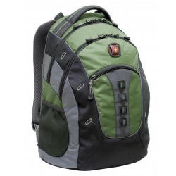 Swissgear Granite 16-inch Laptop Backpack - Black/Green - GA-7335-07