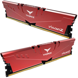 16GB Team Group T-Force Vulcan Z DDR4 3600MHz CL18 Dual Channel Memory Kit (2x8GB) - Red