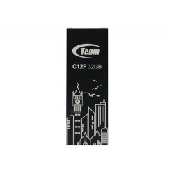32GB Team C12F Bookmark USB2.0 Flash Drive (Big Ben) Black